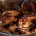cooked chicken in fridge
