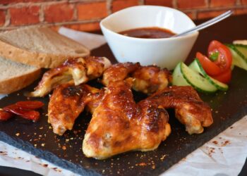 cooked chicken in refrigerator