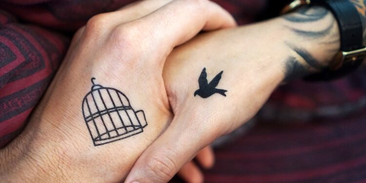 couple tattoos minimalist