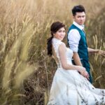 drop waist wedding dress