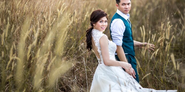 drop waist wedding dress