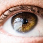 eyebrow threading close up