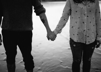 minimalist couples tattoos