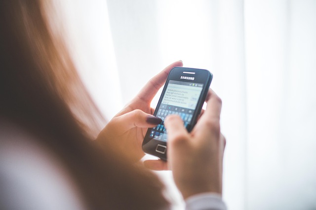 Person using JCPenney mobile app on a smartphone