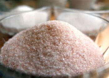 salt and stone product display