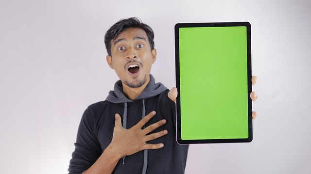 Split screen showing a person looking critically in a mirror versus a person smiling genuinely