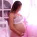 stylish pregnant woman