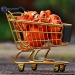 stylish woman shopping online