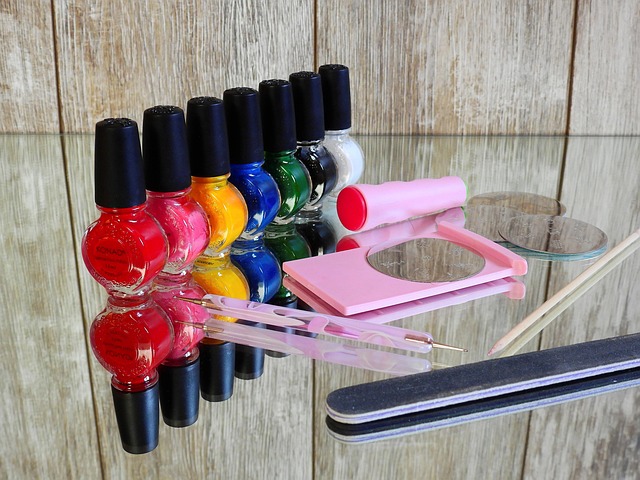 A variety of different nail tip shapes and sizes laid out on a clean surface (nail tips nails)