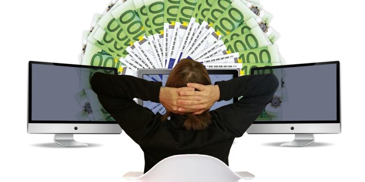 woman activating credit card online
