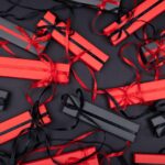 woman opening clothing subscription box