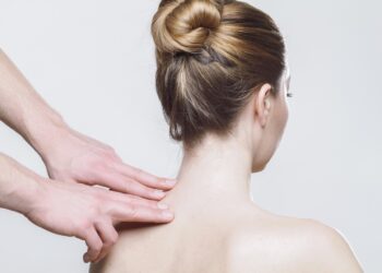 woman wearing elegant down shoulder top