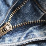 woman wearing sweatpant jeans