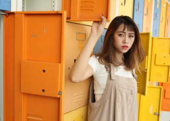 black white polka dot dress styling